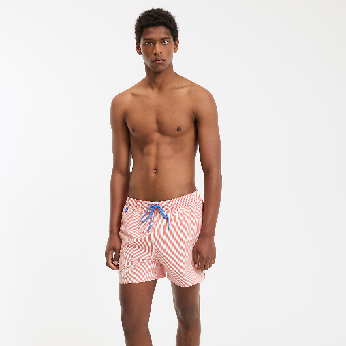 COLEÇÕES LA REDOUTE<br>Shorts de banho com estampa Seersucker