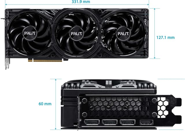 PALIT GeForce RTX5080 GamingPro V1 grafikkort