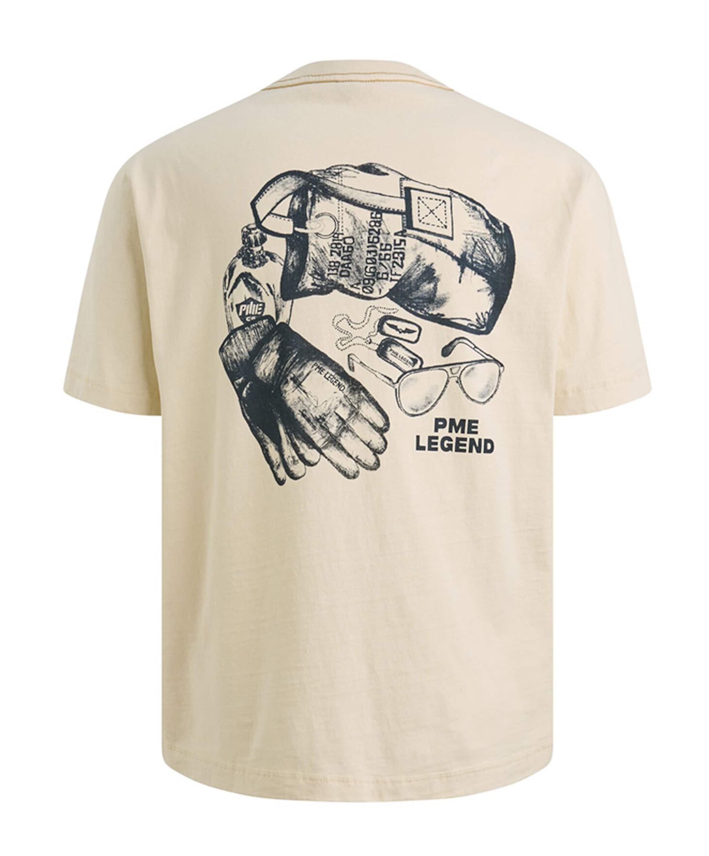 PME Legend Heren T-shirt ecru