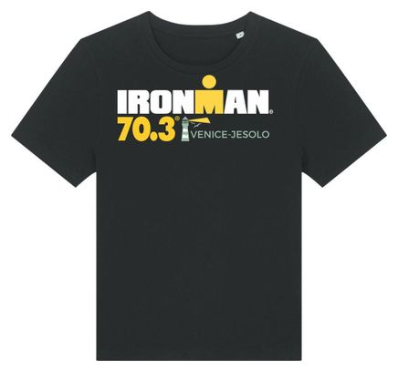 T-Shirt Manches Courtes Ironman 70.3 Venice-Jesolo Noir Femme