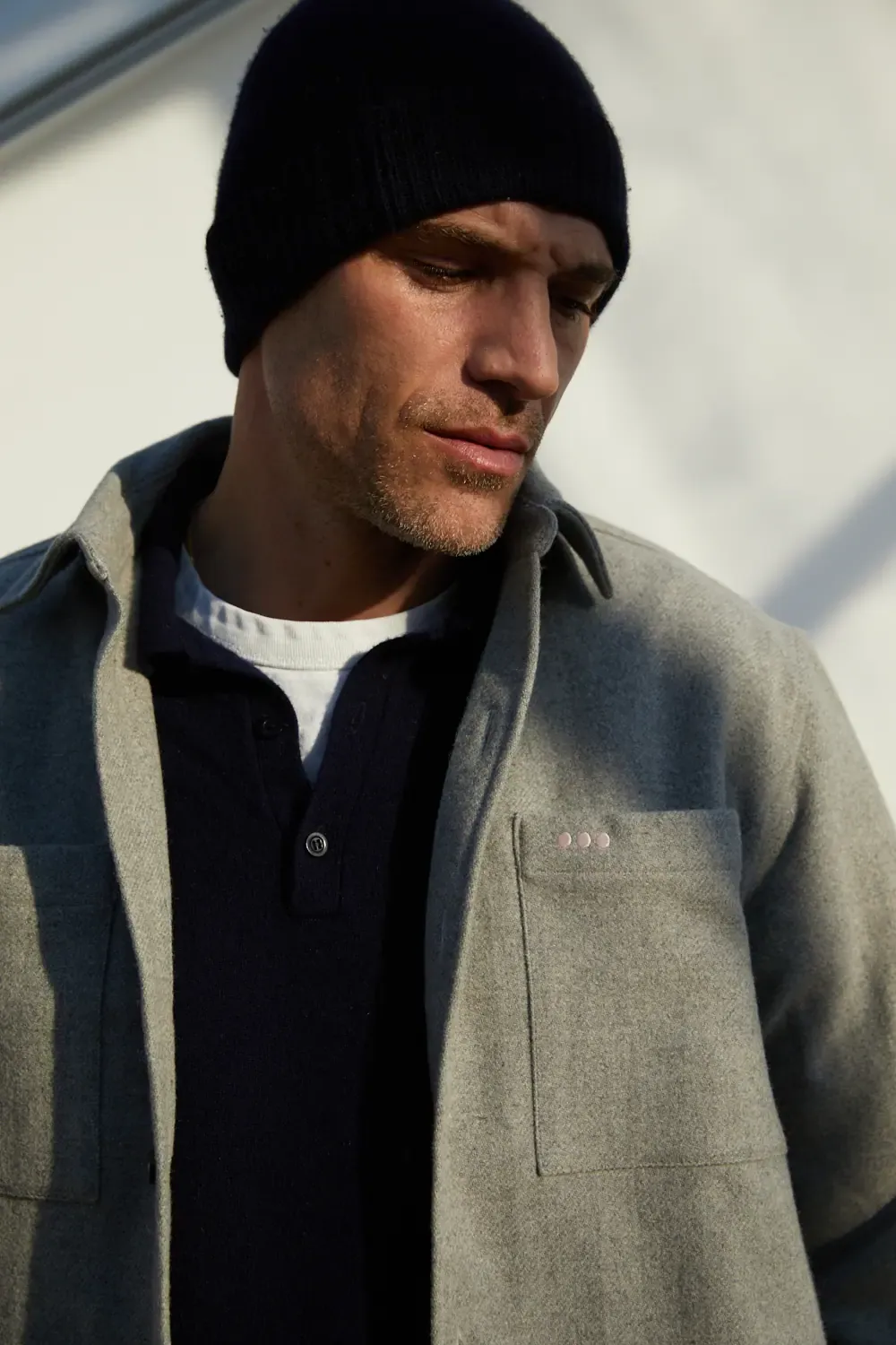 19. Surchemise casual en laine Later