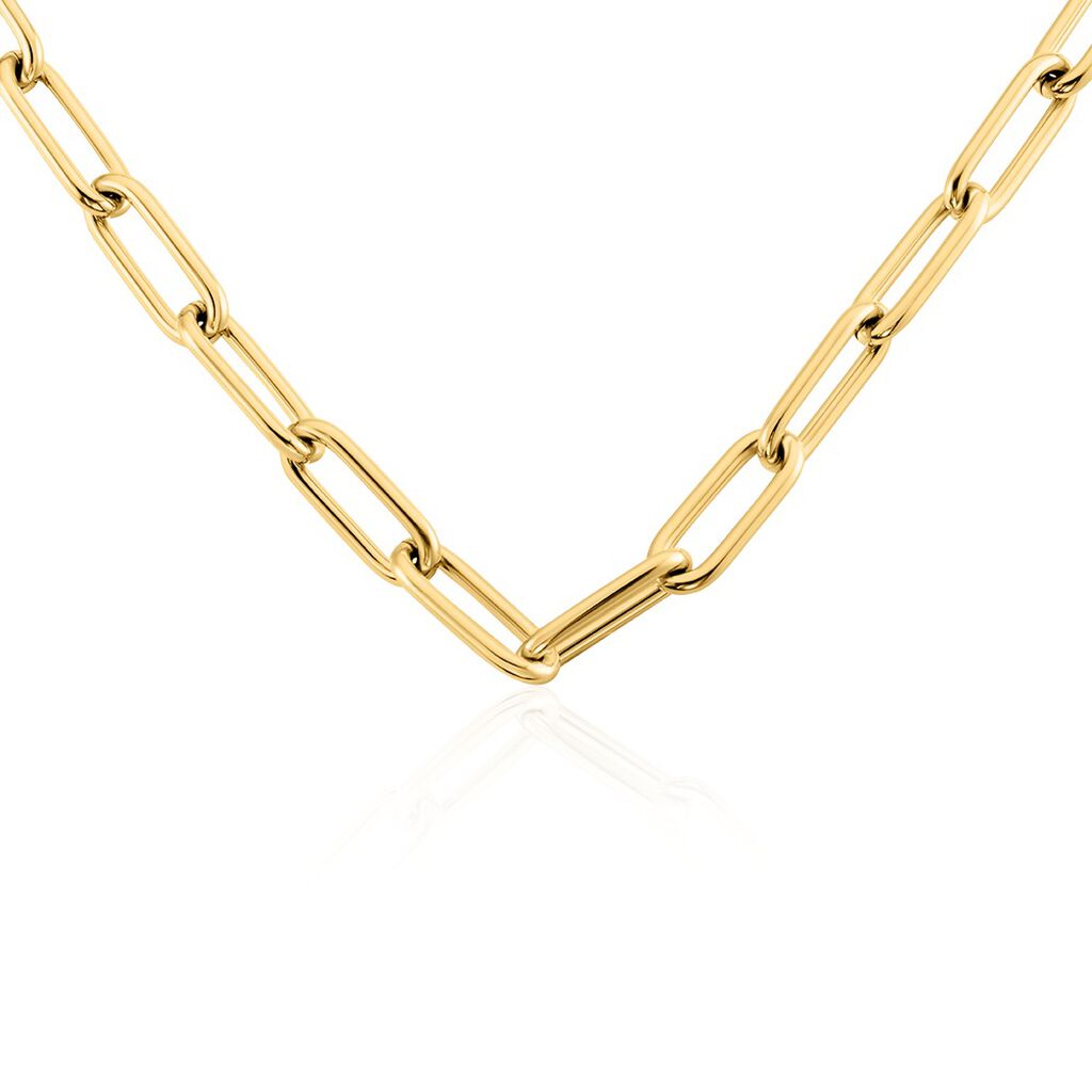 Collier Maille Urban Line Acier Doré