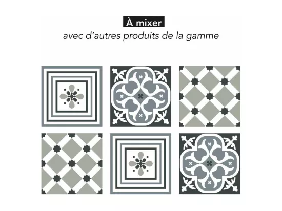 Stickers carrelage 15 x 15 cm - Carreaux étoilés