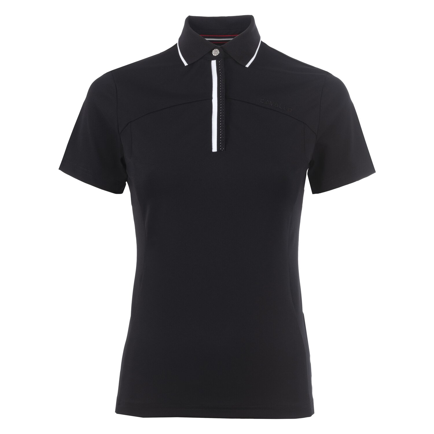 Cavallo Poloshirt CAVAL PIQUE POLO - black