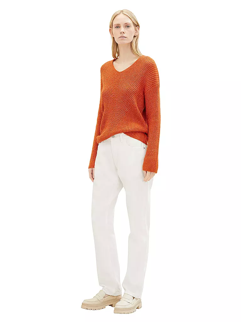 TOM TAILOR Pullover  orange