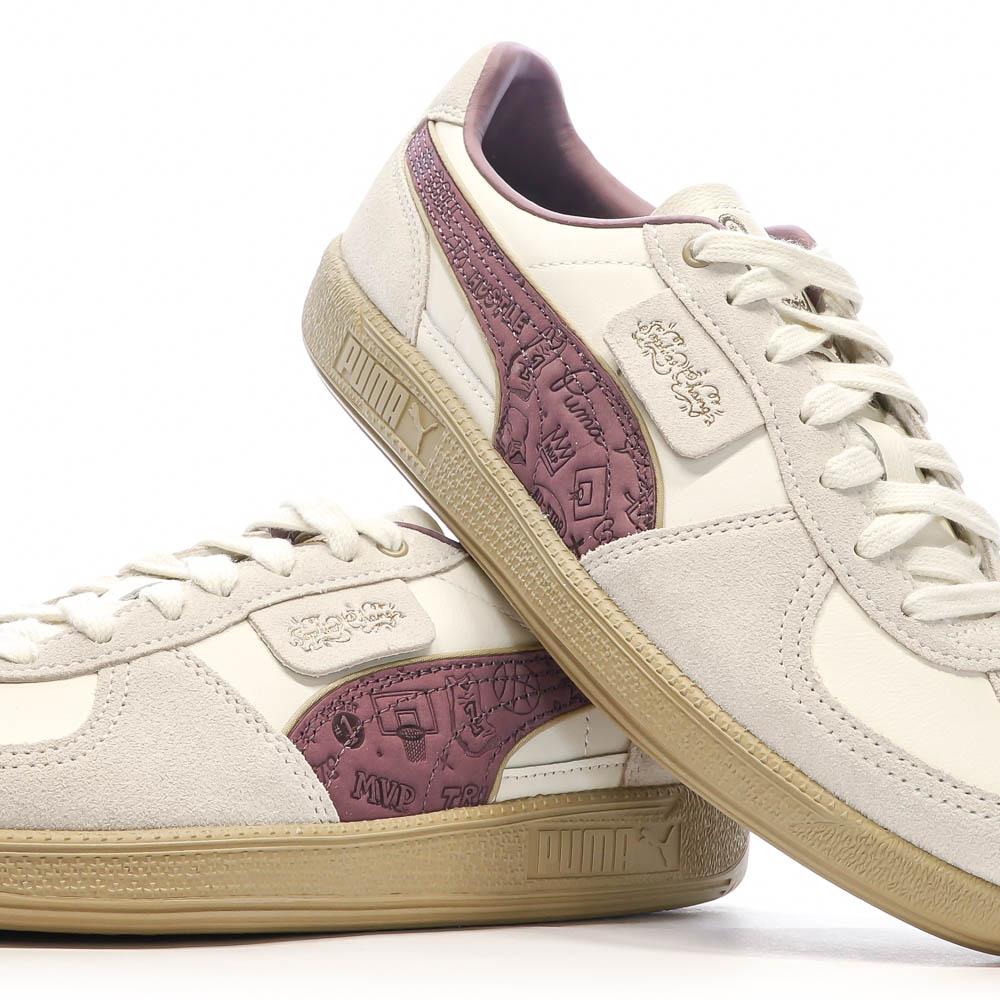 Puma Baskets Beiges/Prune Femme Puma Palermo x Sophia Chang