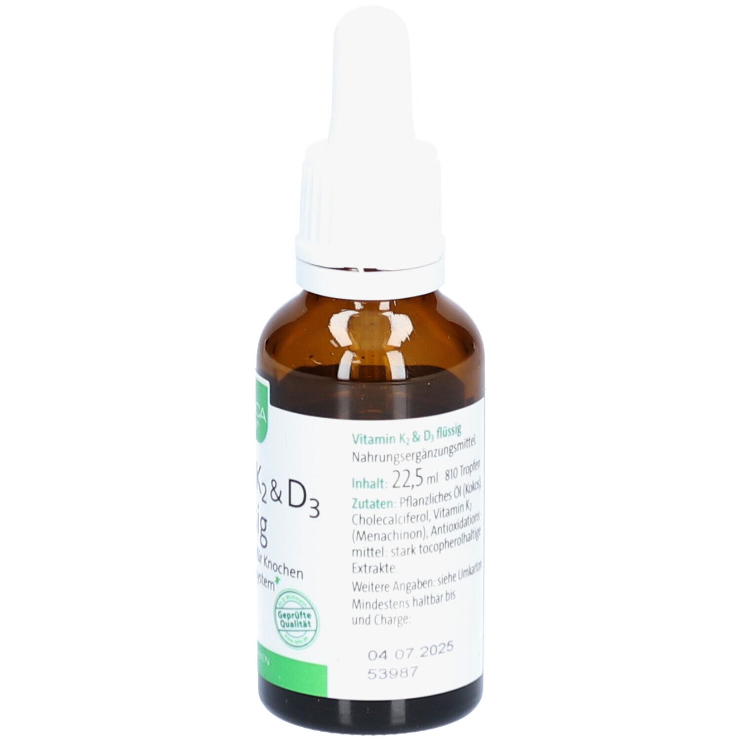 NICApur Vitamin K2 & D3 flüssig