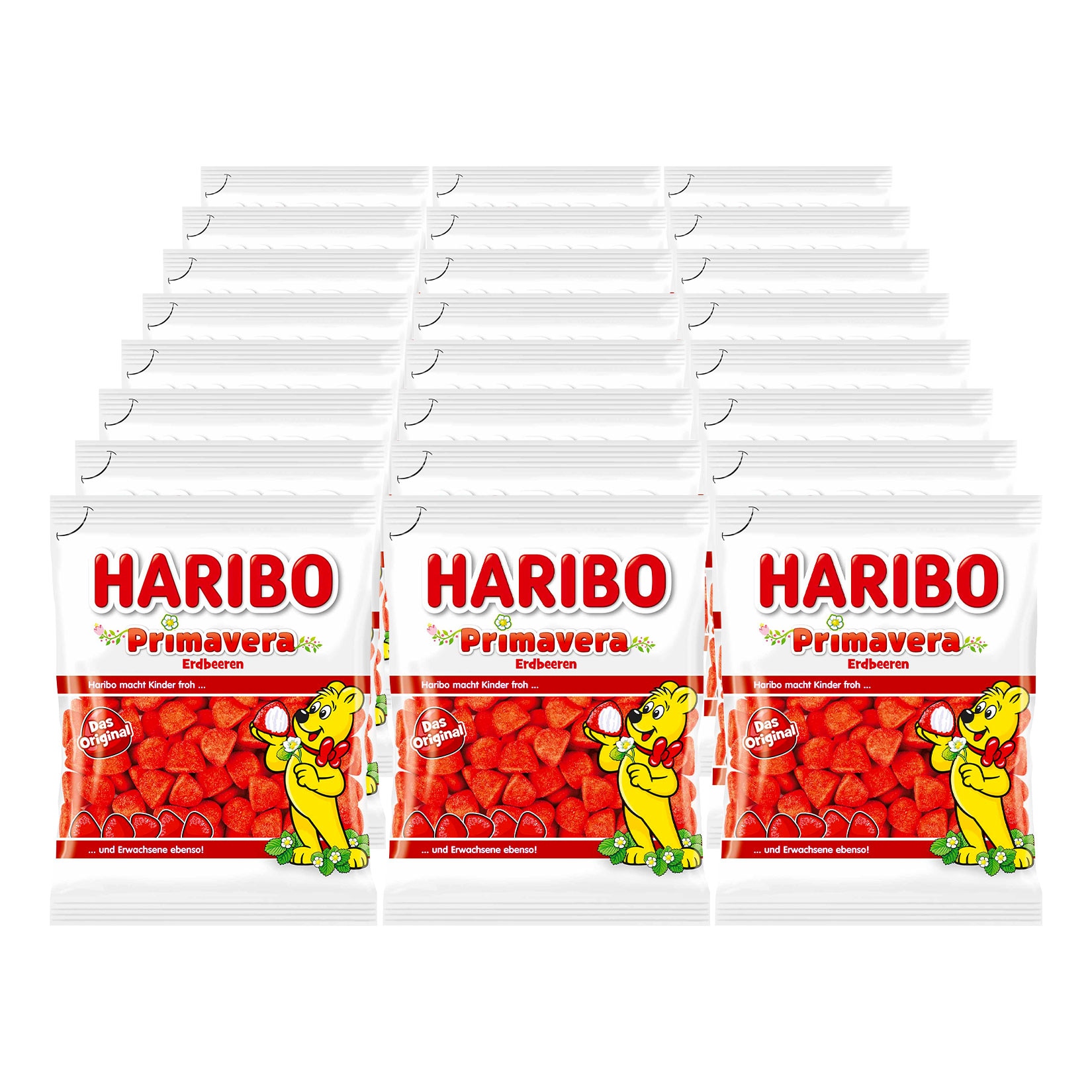 Haribo Primavera Erdbeeren 175 g, 24er Pack