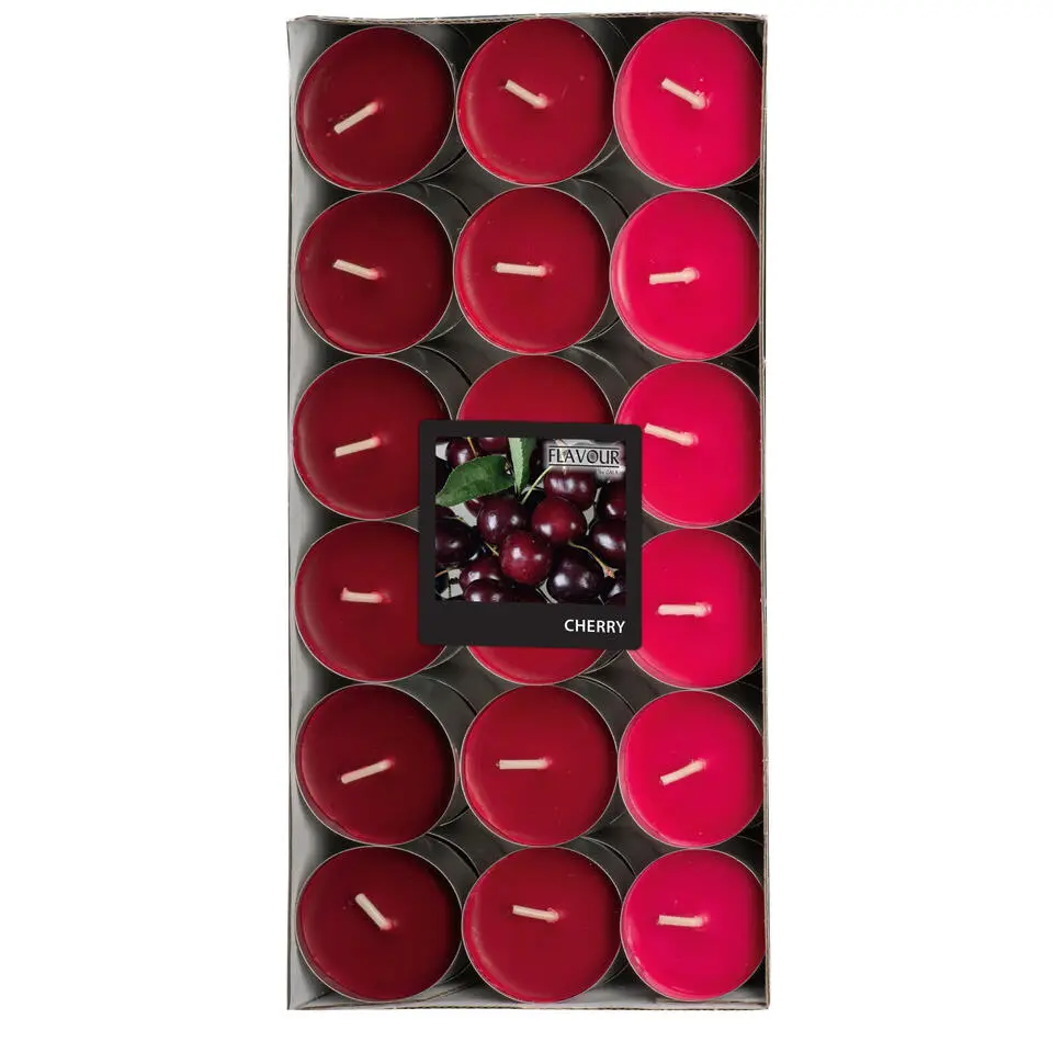 Conpax waxinelichtjes - Mega pack - 36x - Cherry - 4,5 branduren