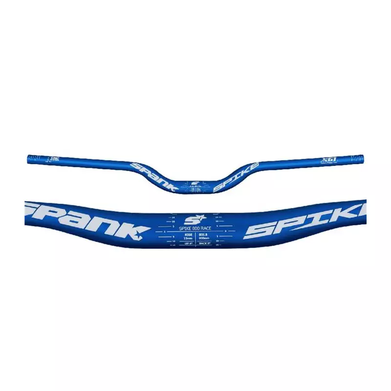 SPANK Cintre SPIKE 800 Race, rise 50mm, bleu