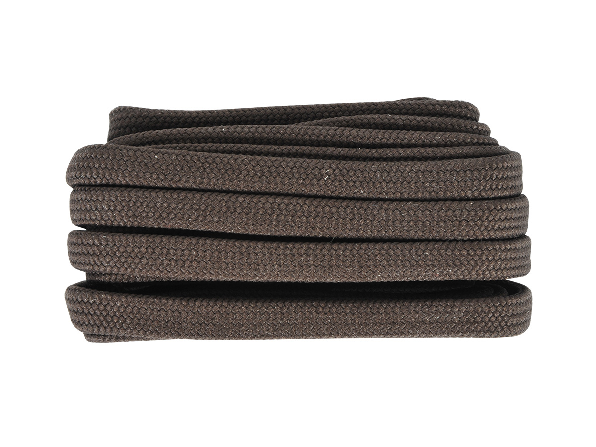 Barth 180 cm halfronde veters - Brown