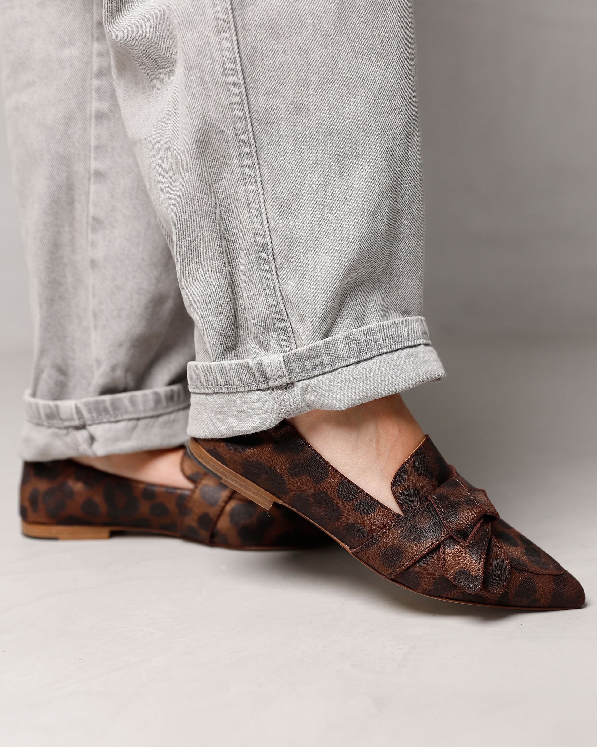 VIA VAI luipaardprint dames loafers Lola Rayne