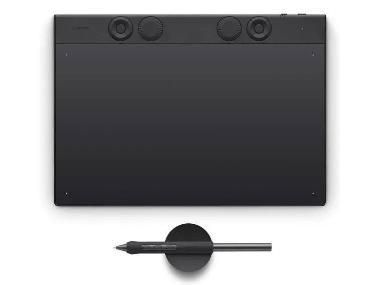Wacom Intuos Pro Medium - Digitizer - højre- og venstrehåndet - 26.3 x 14.8 cm - elektromagnetisk - 10 knapper - trådløs, kablet - USB, Bluetooth