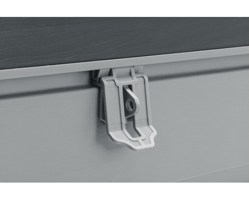 Opbergbox Aik bellavista - Home & Garden® 146,4 x 71 x 74,9 cm kunststof grijs
