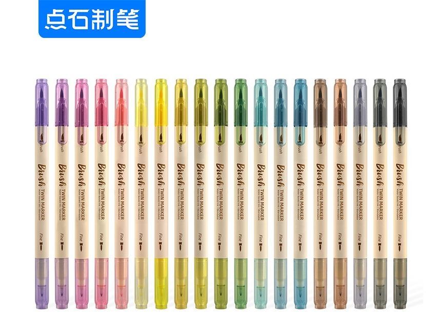 Yogow - Brush Pen (verschillende designs) / Set