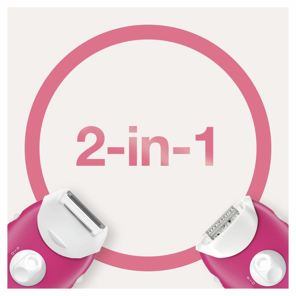 Braun Silk-épil 3  SE3/276 20 pincetten Roze Wit