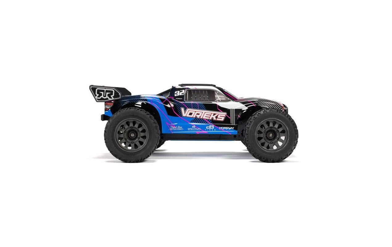 Stadium Truck Vorteks Mega 550 2WD 1:10, ARTR, Blau<br>Stadium Truck Racing mit einem fahrbereiten Basher