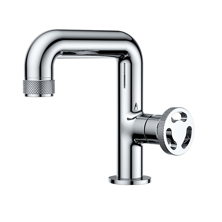 Mitigeur de lavabo H.18 cm, chrome, Essebagno Factory