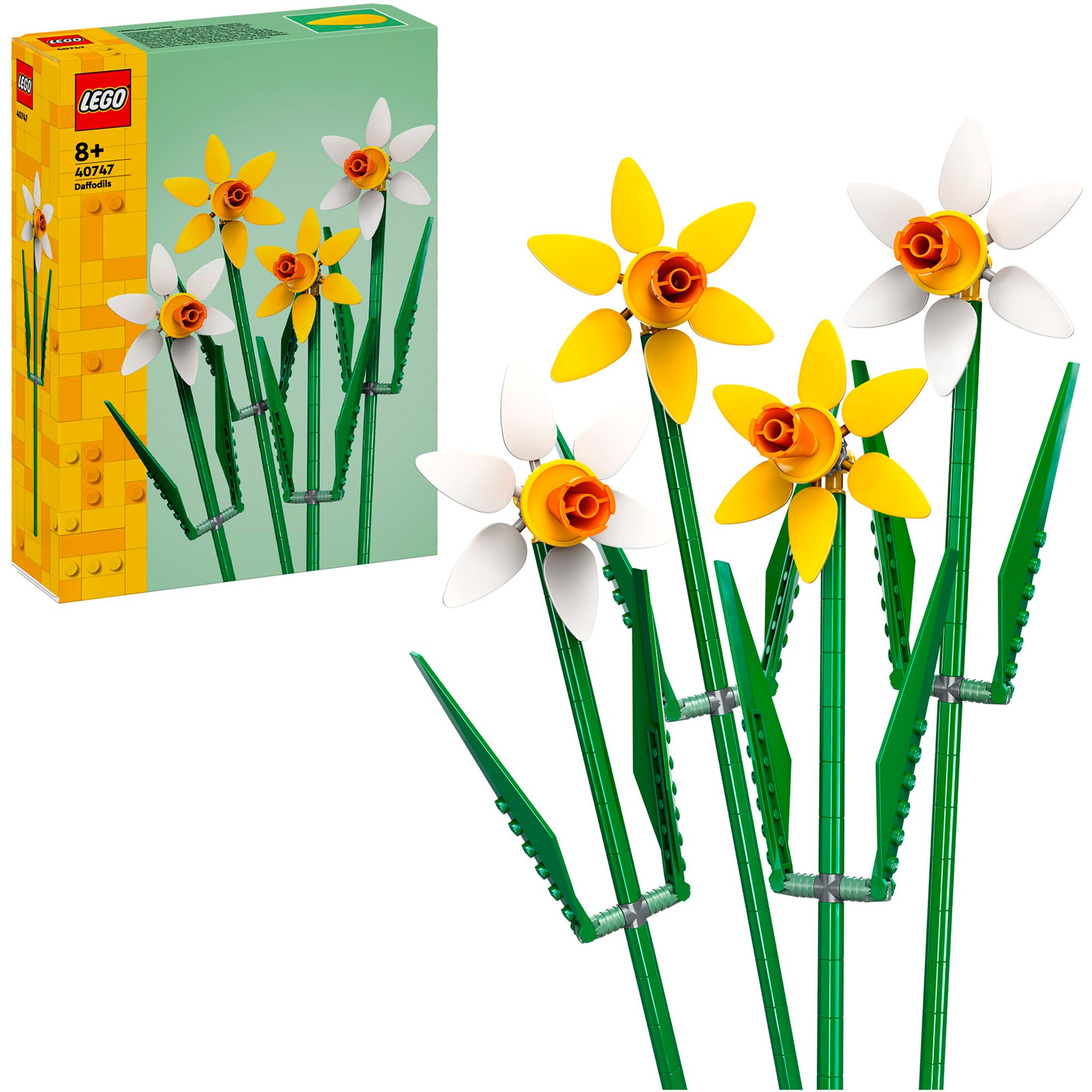 LEGO Konstruktionsspielzeug Botanicals Narzissen