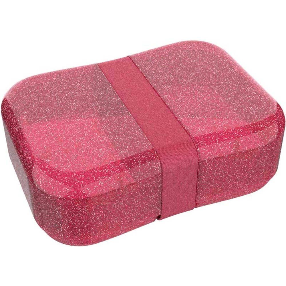 Lunch Buddies glitter lunchbox strap - roze