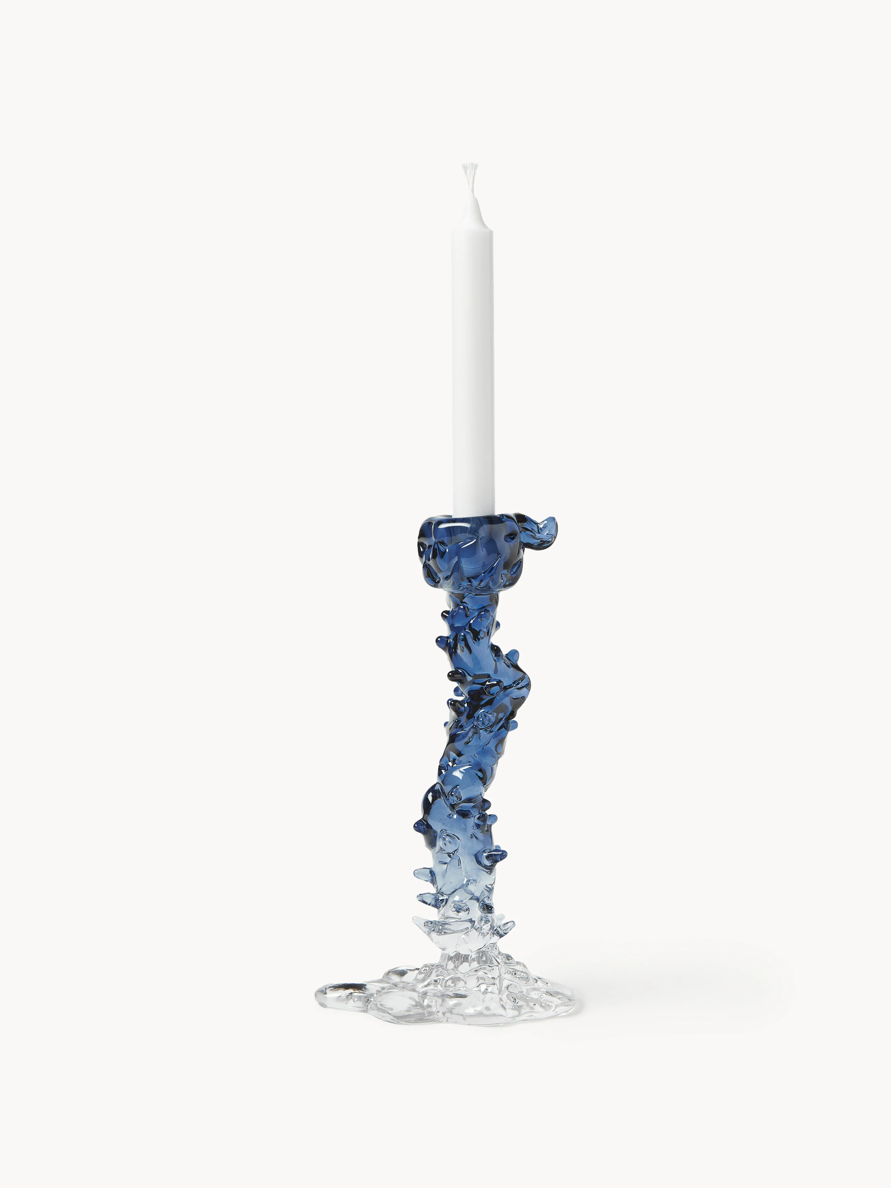 Kaarshouder Drip van glas