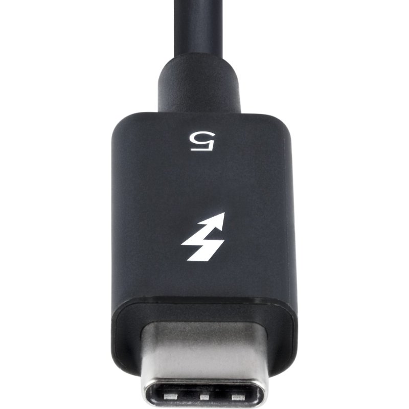 StarTech.com Câble Thunderbolt 5 de 80cm, 80Gbps/Jusqu'à 120Gbps, 240W PD, 8K 60Hz, Câble Thunderbolt Certifié, Compatible avec Thunderbolt 4/USB4/USB-C