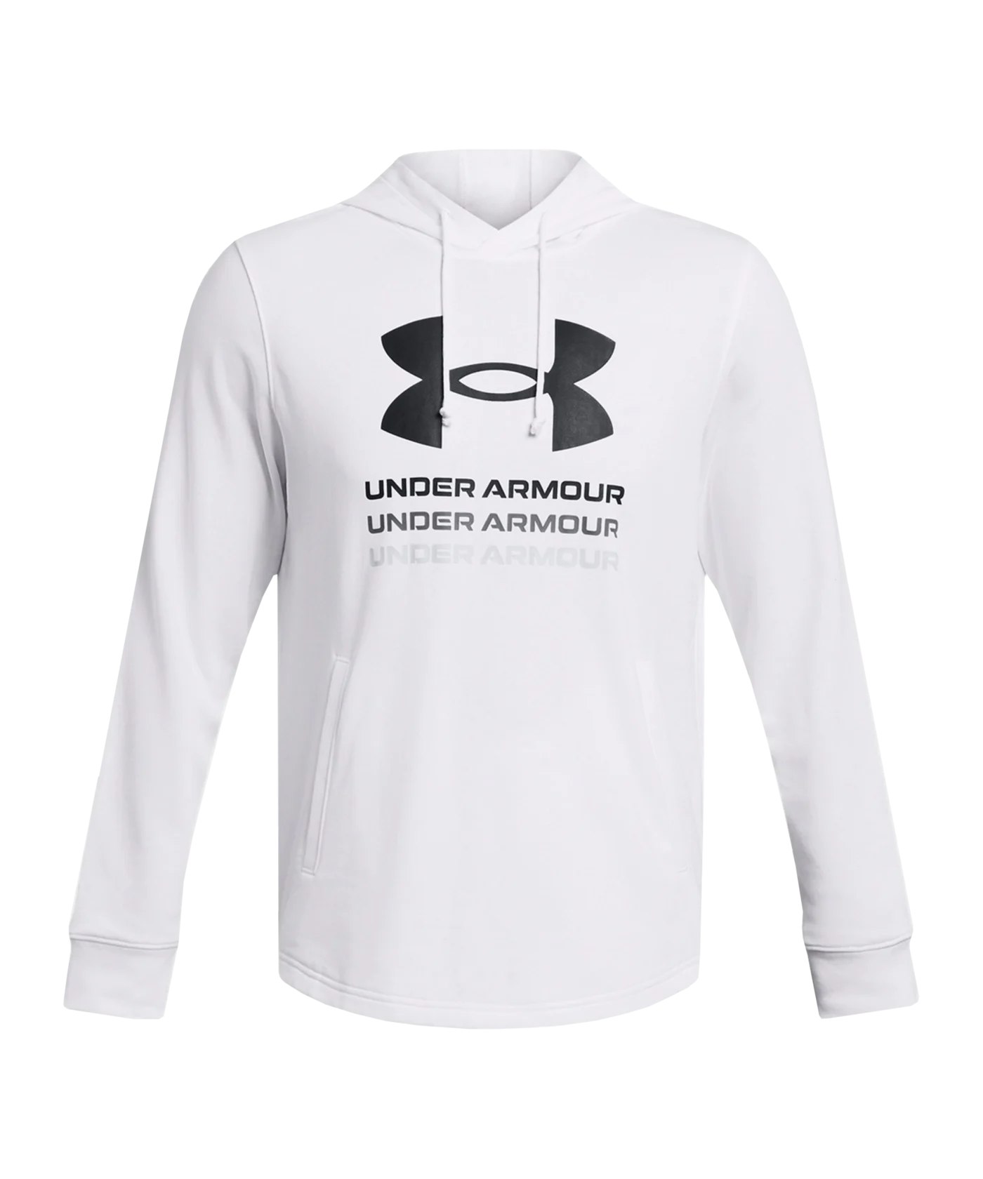 Under Armour Rival Terry Graphic Hoody Weiss F100