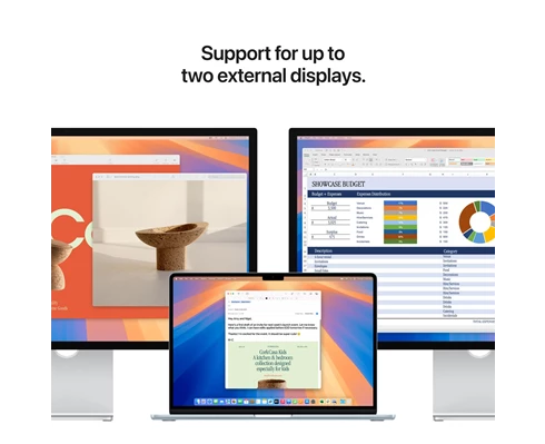 Apple 15-inch MacBook Air: Apple M4 chip with 10-core CPU and 10-core GPU, 24GB, 512GB SSD - Midnight