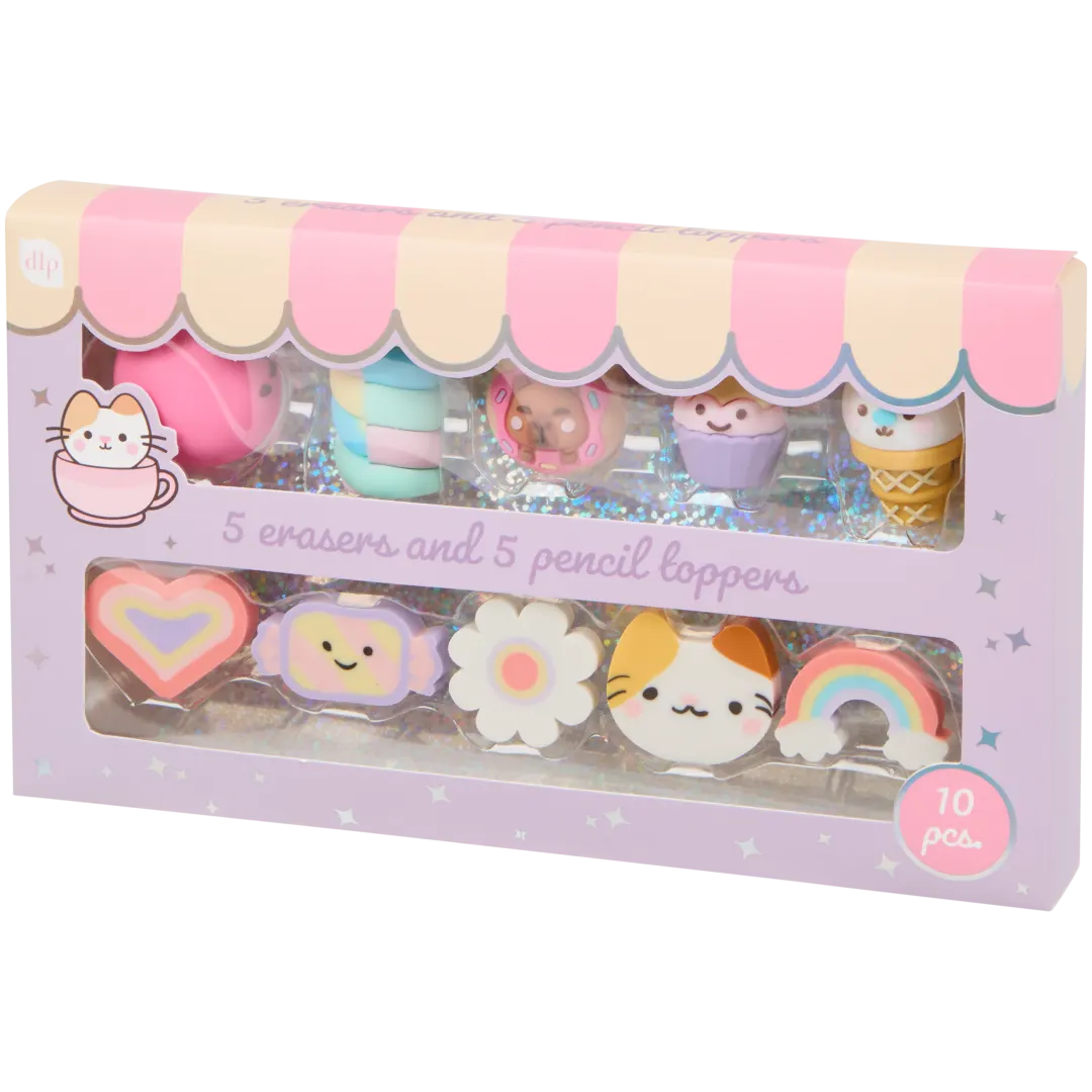 Embouts de crayon et gommes