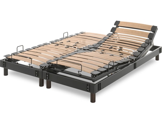 TEMPUR - Sommier Electrique 2 x 90 x 200 Stockholm 2x90x200cm (180x200 duo)