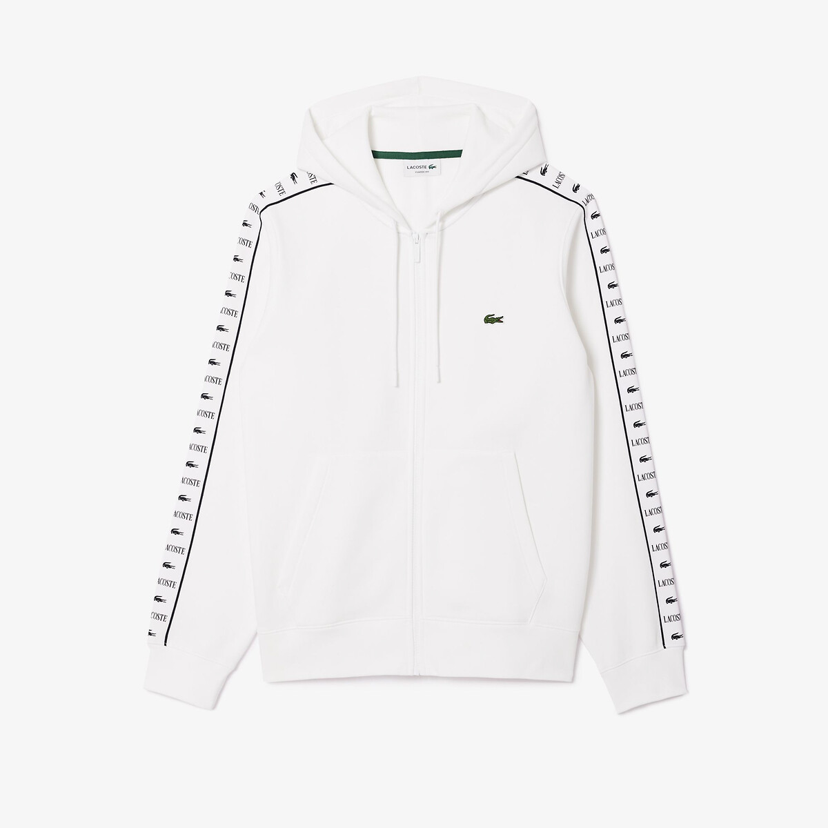 LACOSTE<br>Moletom com zíper em fleece