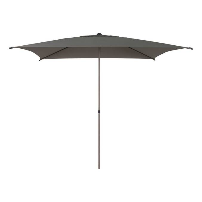 Parasol droit carré inclinable SOYA Café