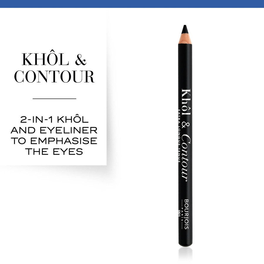 Bourjois Khôl & Contour Pencil 01 Noir-Issime 1,2g
