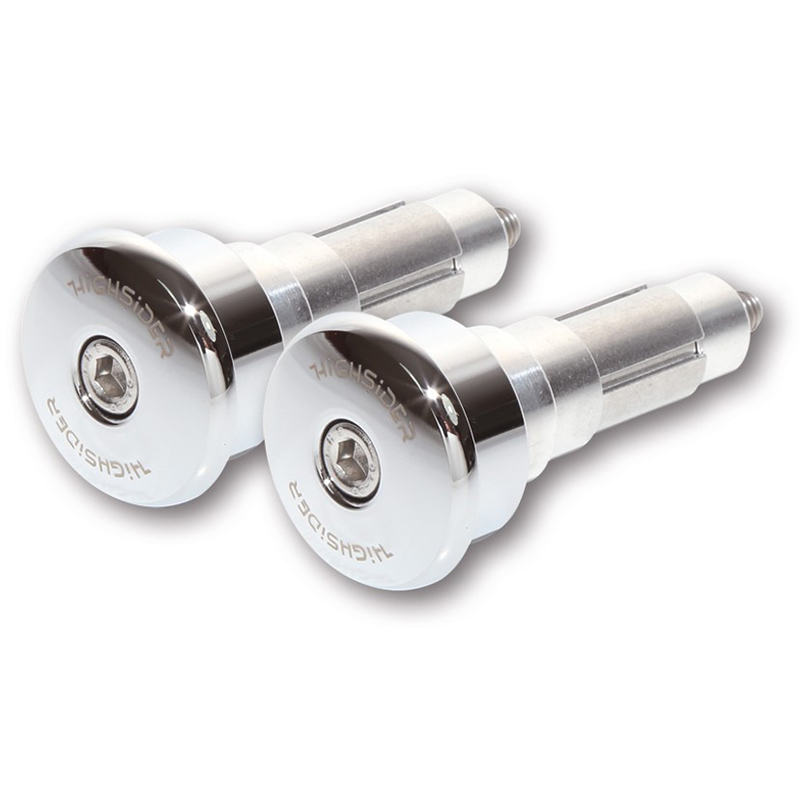 Highsider - Embouts de guidon Curve Chrome