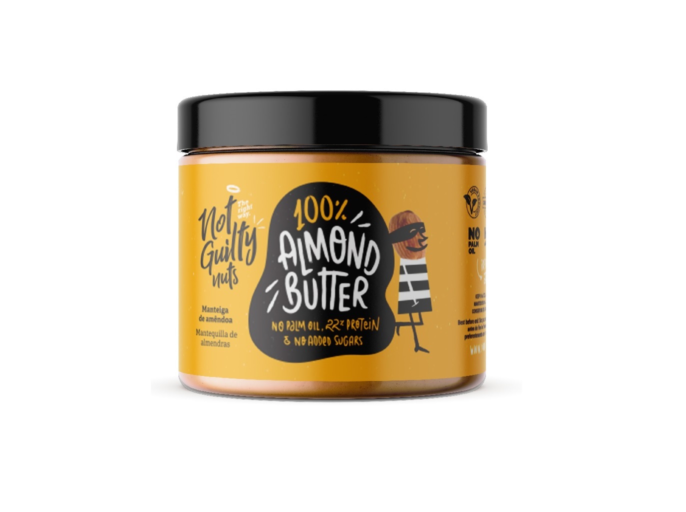 CREME NOT GUILTY DE BARRAR 100% AMÊNDOA 200G