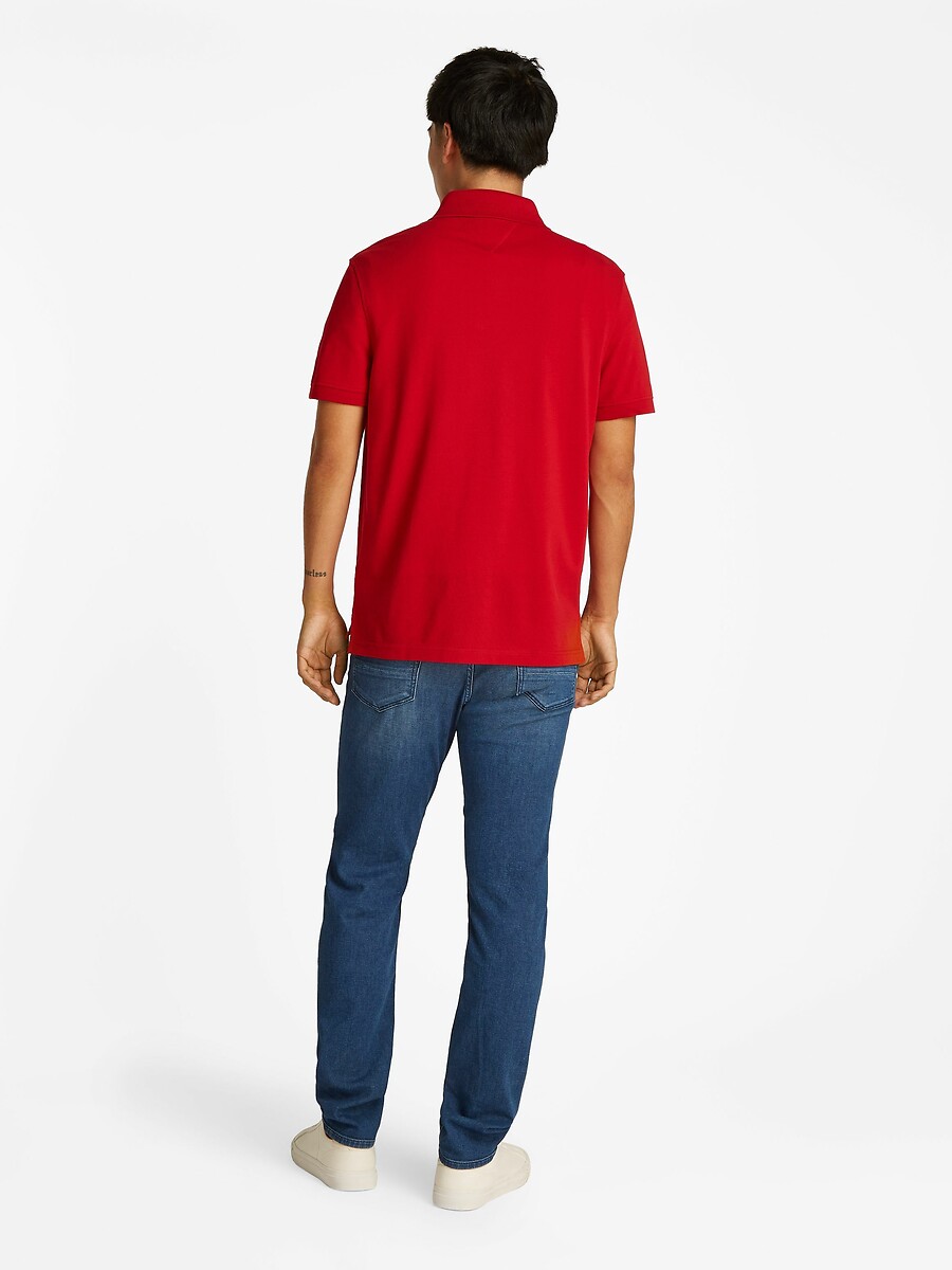 TOMMY HILFIGER<br>Polo reta e elástica, 2 botões