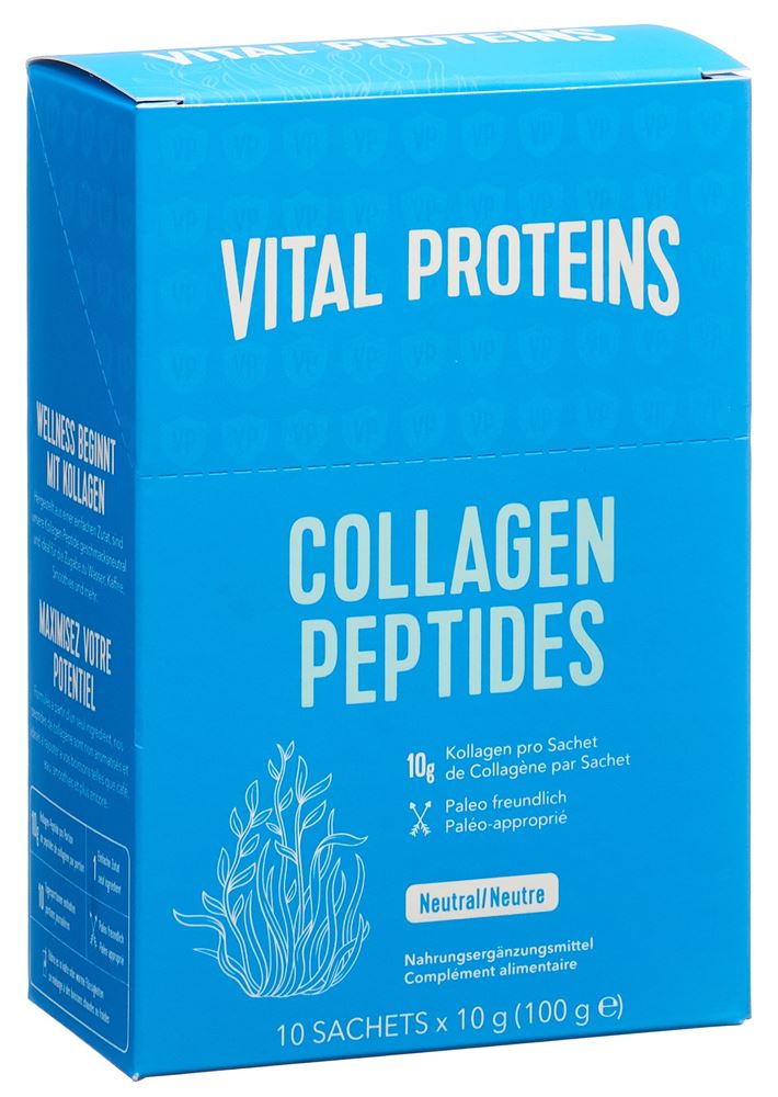 Vital Proteins Collagen Peptides<br>10 × 10 g, Beutel, Pulver
