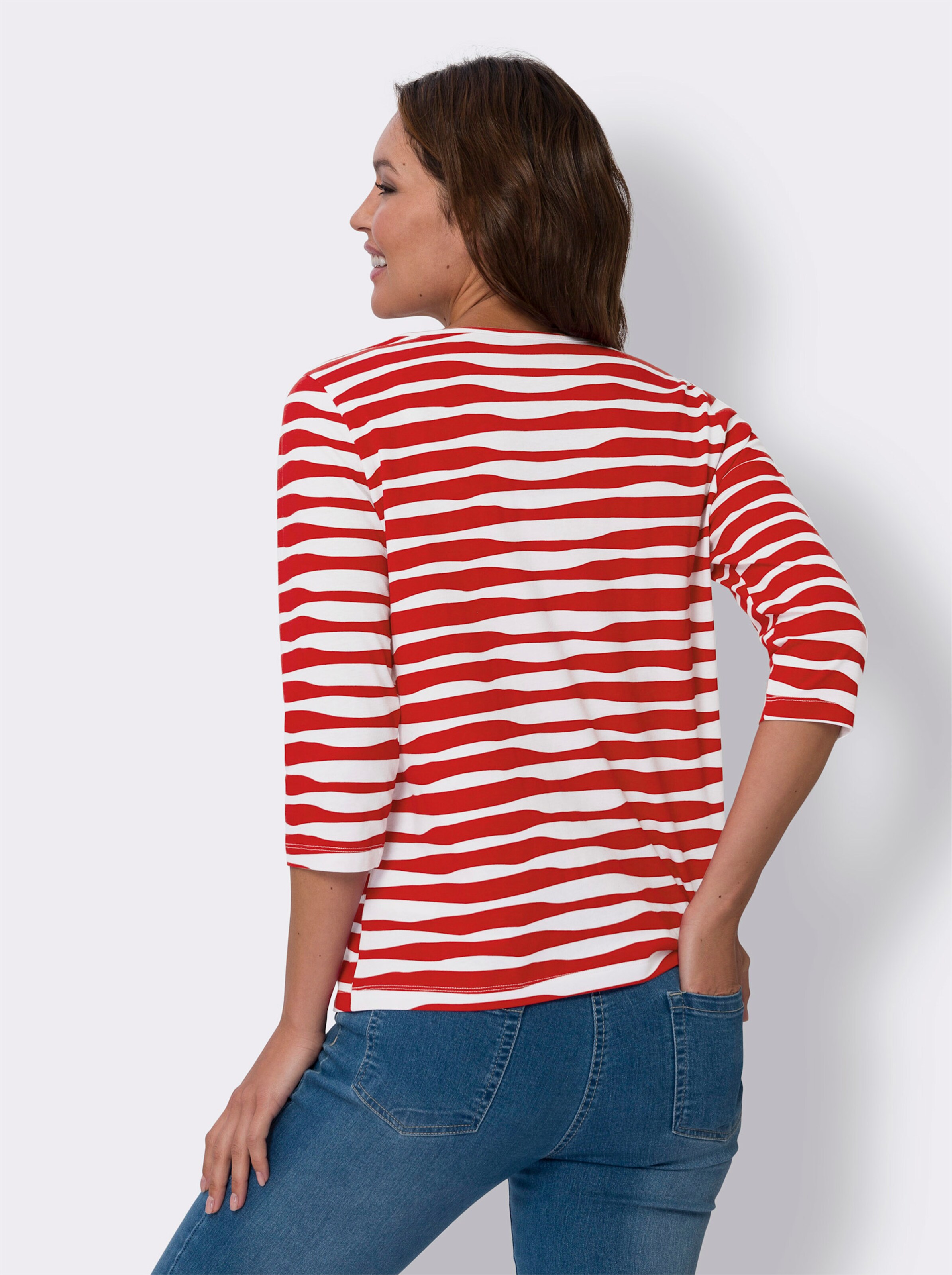 34-Arm-Shirt mit 34-Ärmeln