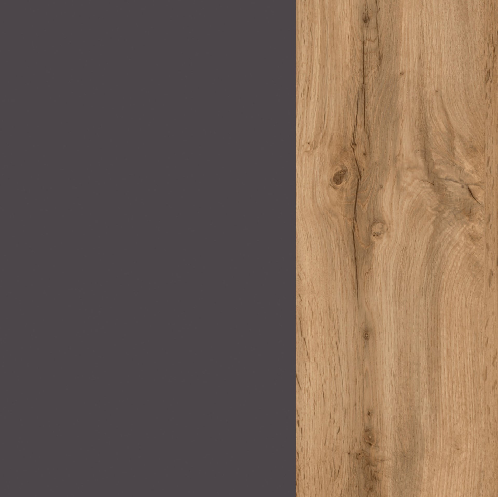 Winkelzeile Odense Anthrazit/Wotan-Eiche Dekor 210/270x200x60cm