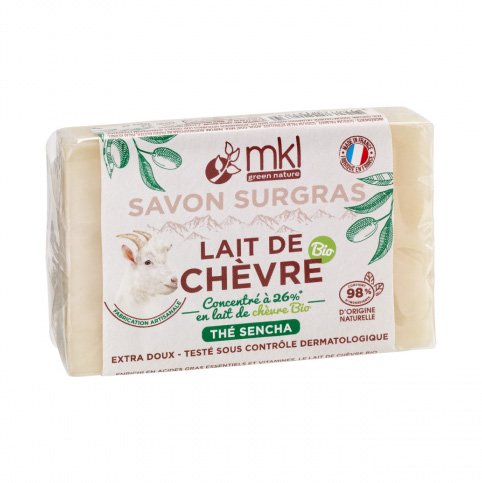 Lait de Chèvre Bio Savon Surgras Thé Sencha 100 g