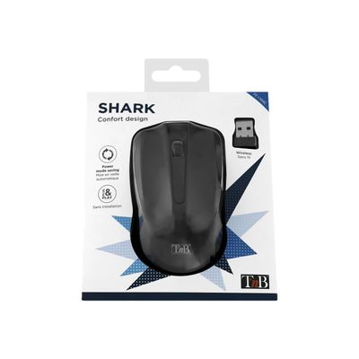 T'nB SHARK - souris sans fil - noir