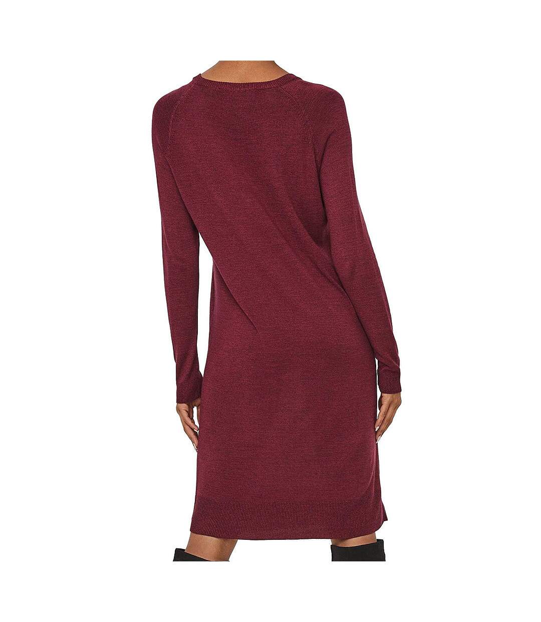 Robe Pull Bordeaux Femme Vero Moda Meghan