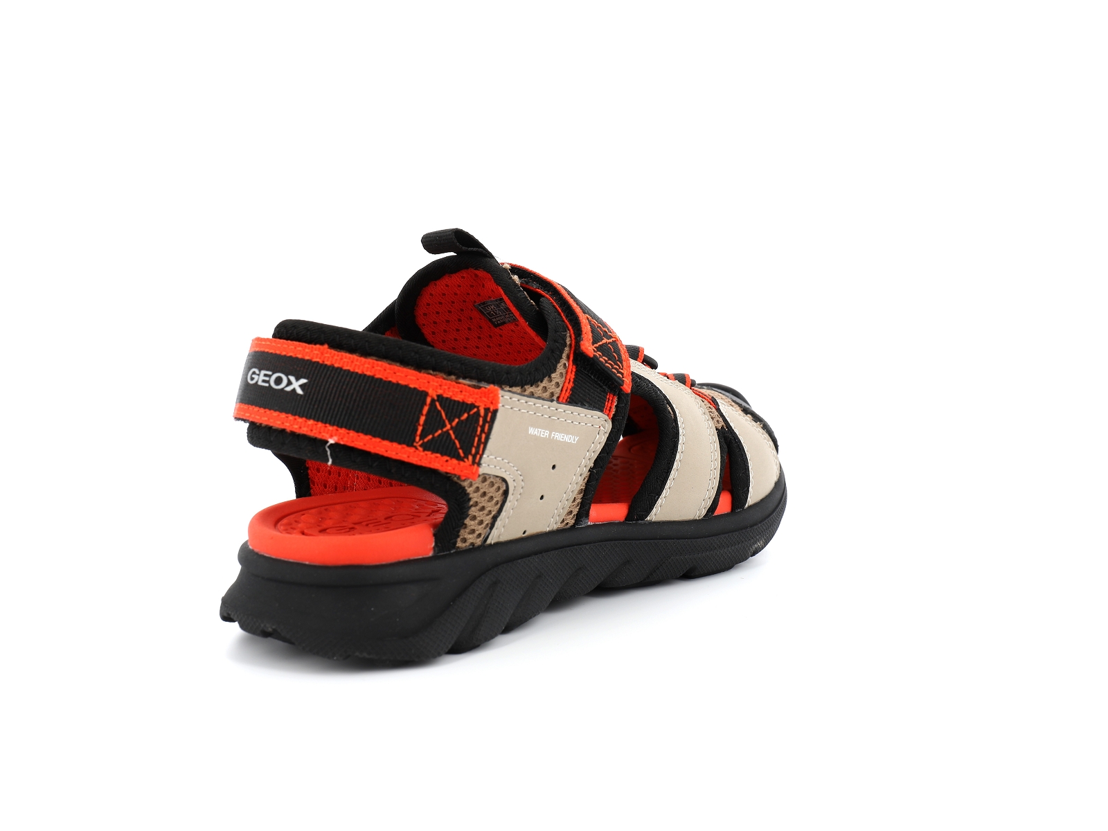 Geox-J AIRADYUM F J45F1F Matières combinées Rouge Beige