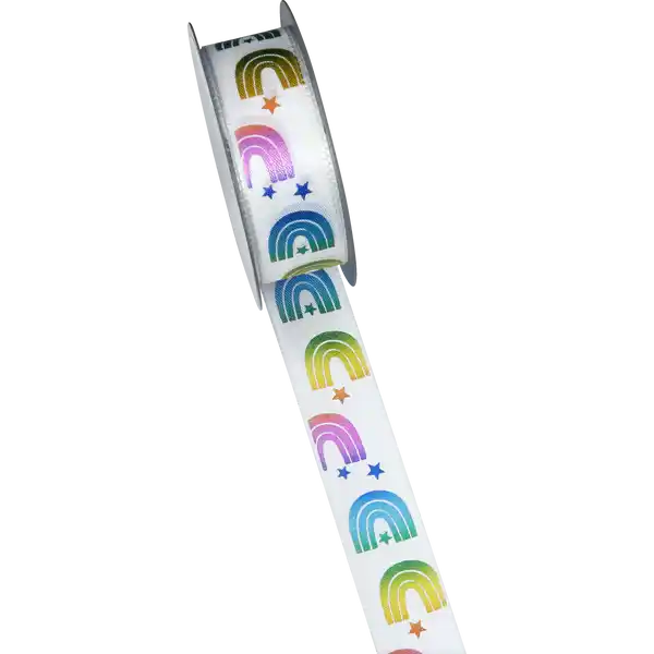 Geschenkband Regenbogen