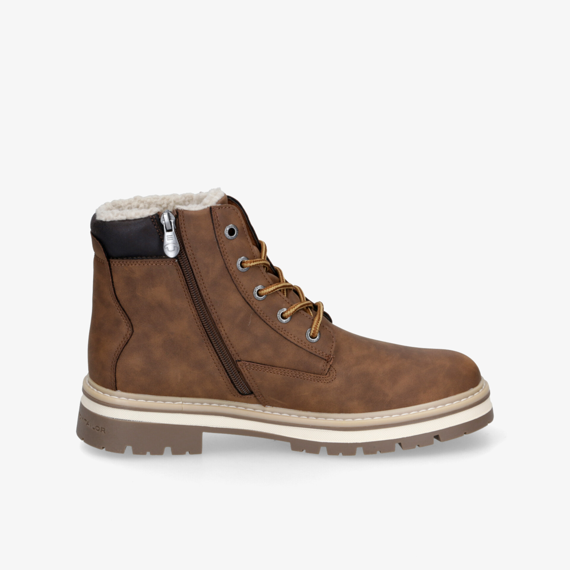 TOM TAILOR Herren Winterstiefel braun
