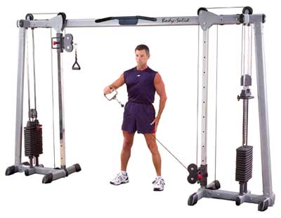 BODYSOLID Deluxe Cable Cross Over
