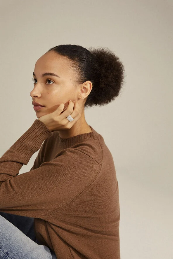 Pilgrim ASPEN recycled crystal ring silver-plated Sølv