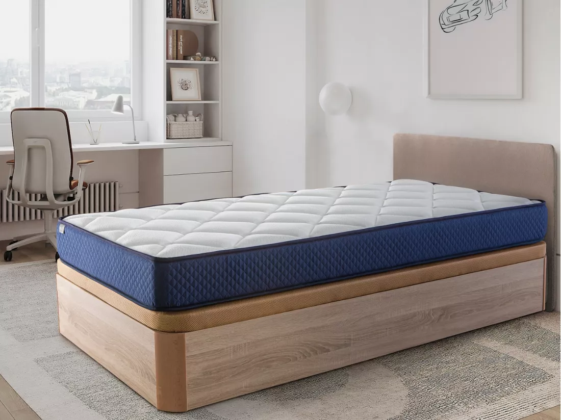 Matelas 90X190 SHAULA Épaisseur 22 CM | 2 faces Eté/hiver - Indépendance De Couchage