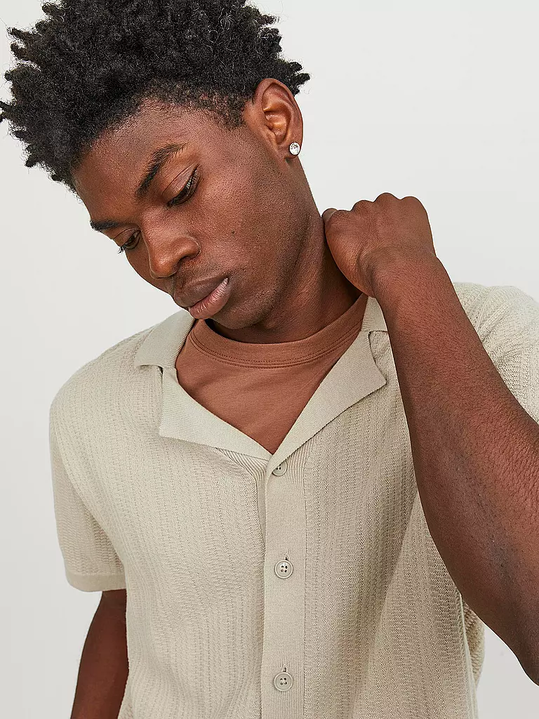 JACK & JONES Poloshirt JORVALENCIA beige