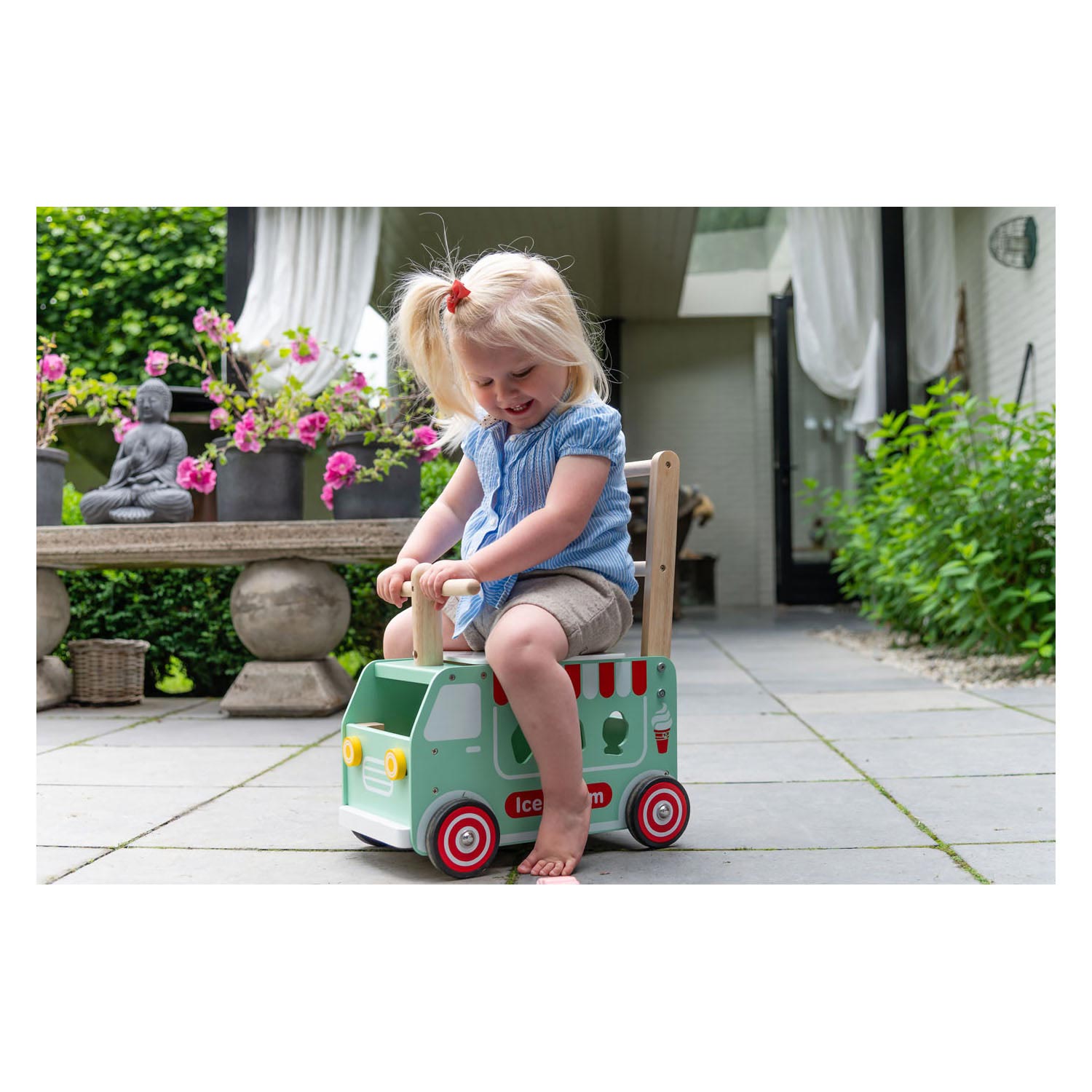 I'm Toy Loop- en Duwwagen Ijskar